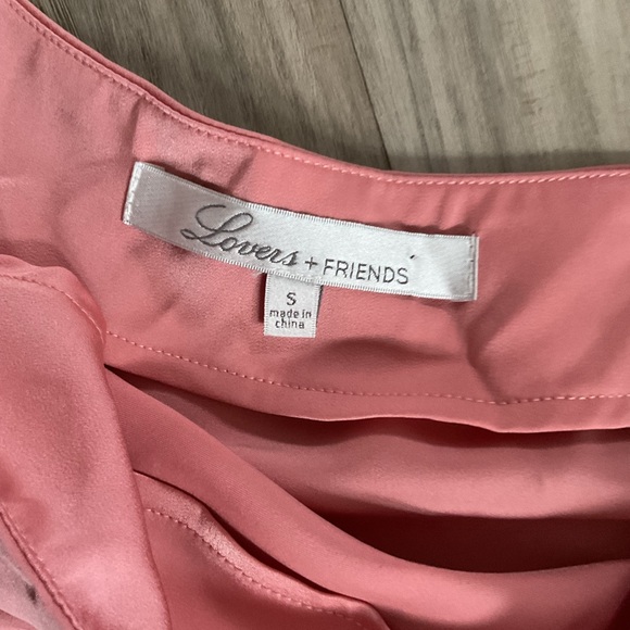 Lovers + Friends x Revolve Kendall Blouse in Guava Pink size small - Picture 3 of 5